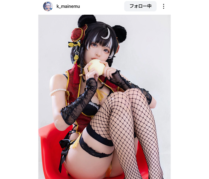 毎眠かのん、激萌チャイナコスプレでファン魅了！