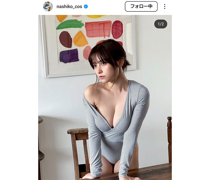 桃月なしこ、ボリューミーバストで圧巻の美貌あらわに