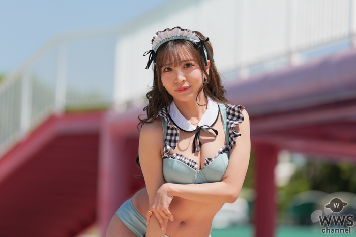【写真特集】小那海あや、キュートでセクシーなメイド風ビキニ姿で撮影会に登場！＜TREND GIRLS撮影会2025＞