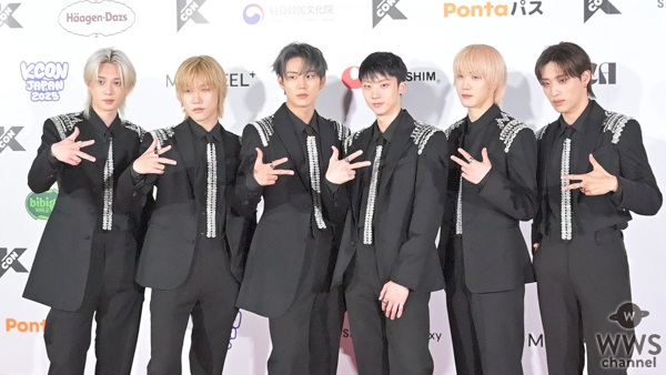 【動画】P1Harmony、ブラック王子様スタイルでレッドカーペットに登場！＜KCON JAPAN 2025＞
