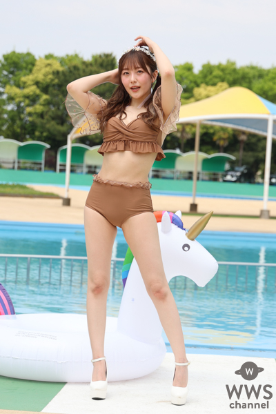 【写真特集】青空ひかり、大人可愛いブラウンフリルのビキニで撮影会に登場！＜TREND GIRLS撮影会2025＞