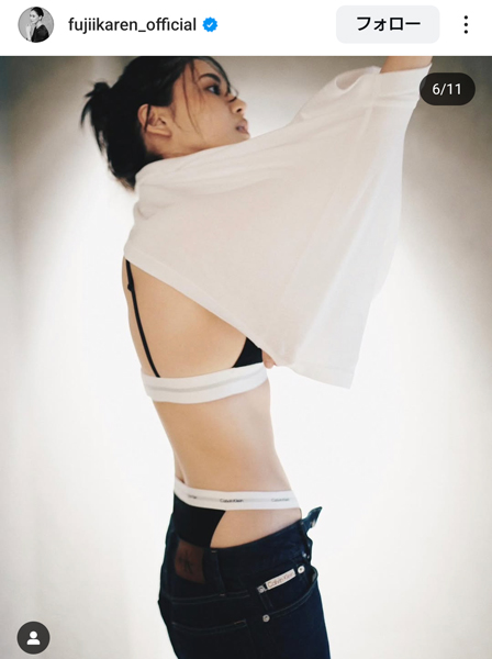 藤井夏恋、Calvin Kleinコーデで大人のかっこよさバクハツ！
