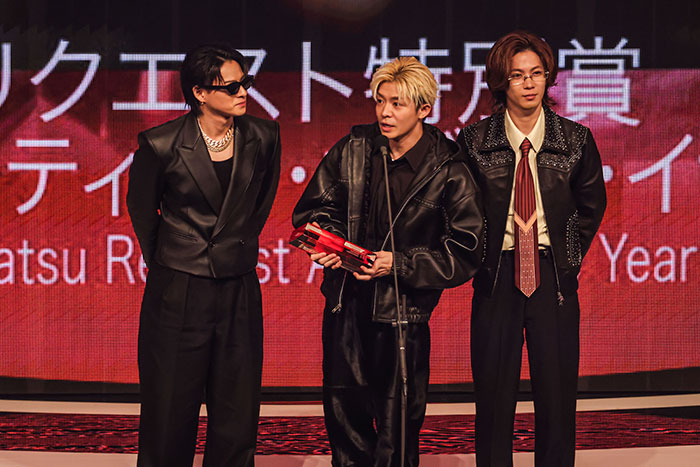 Number_i、「MUSIC AWARDS JAPAN 2025」で「リクエスト特別賞　推し活リクエスト・アーティスト・オブ・ザ・イヤー powered by USEN」を受賞