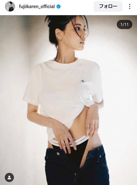 藤井夏恋、Calvin Kleinコーデで大人のかっこよさバクハツ！