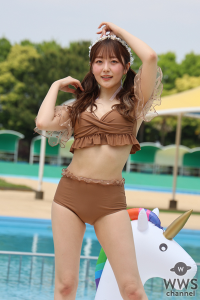 【写真特集】青空ひかり、大人可愛いブラウンフリルのビキニで撮影会に登場！＜TREND GIRLS撮影会2025＞