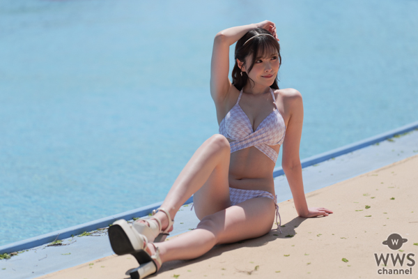 【写真特集】新ありな、大人可愛い千鳥格子のビキニ姿で撮影会に登場！＜TREND GIRLS撮影会2025＞