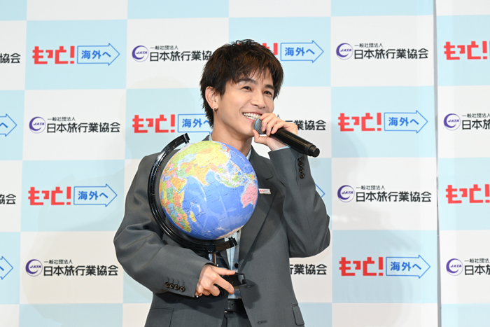 岩田剛典がJATA海外旅行アンバサダーに就任！母念願のパリ旅行をかなえる、感動の親孝行エピソードを披露！