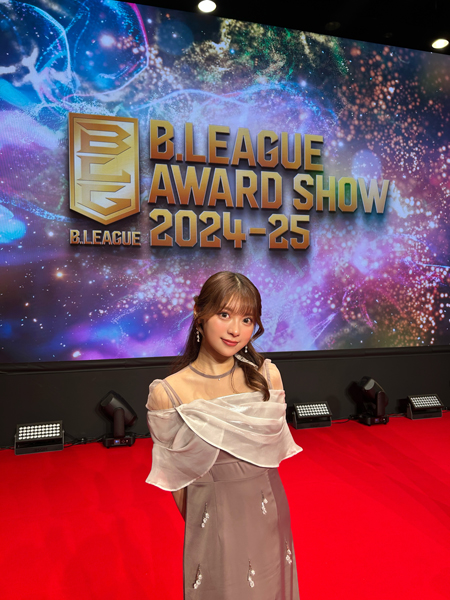 まるぴが2年連続でB.LEAGUE AWARD SHOWプレゼンターに登壇！応援への思いとバスケ愛を語る