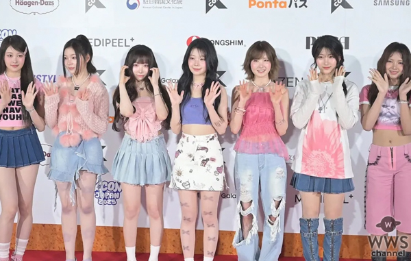 【動画】SAY MY NAME、かわいすぎるガーリーな装いでレッドカーペットに登場！＜KCON JAPAN 2025＞