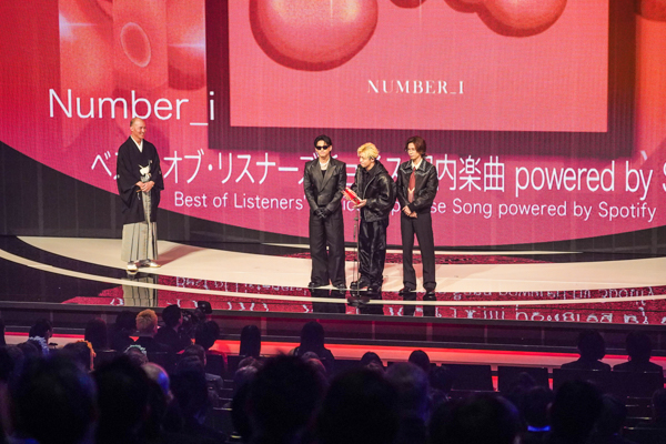 Number_i、「MUSIC AWARDS JAPAN 2025」で「リクエスト特別賞　推し活リクエスト・アーティスト・オブ・ザ・イヤー powered by USEN」を受賞