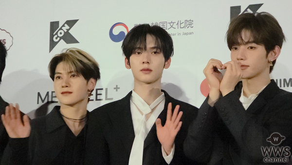 【動画】ZEROBASEONEがクールなブラックコーデでレカぺに登場！＜KCON JAPAN 2025＞