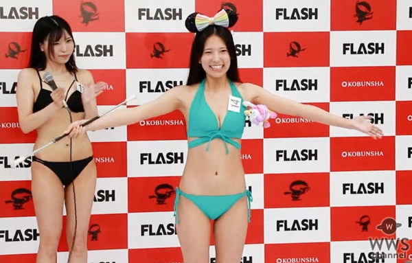 堀内佑琳加、カチューシャ姿で見事なバトン技を披露＜ミスFLASH2026 選考オーディション＞