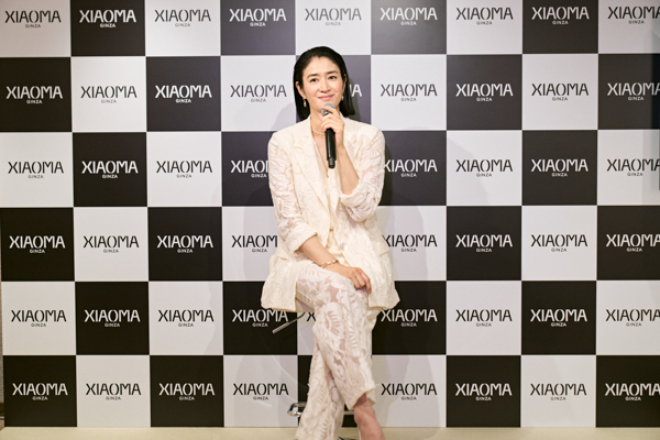 小雪がGINZA XIAOMA初代アンバサダーに就任！銀座本店で発表会