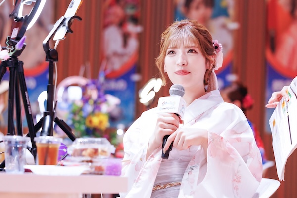 【インタビュー】結城あいな、浴衣姿で「超超祭」ランキング3位に輝いた感想を語る！「緊張したけど想像以上に楽しめた」