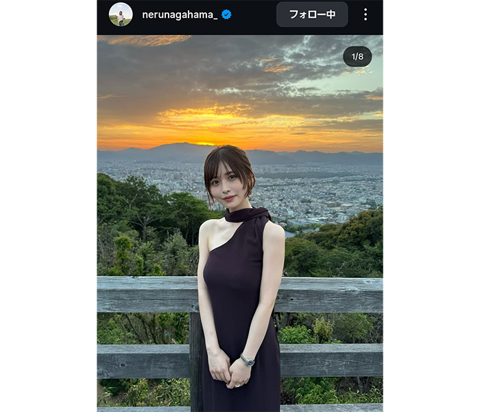 長濱ねる、大人セクシーなアシンメトリードレスで魅力バクハツ！
