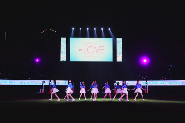 ＝LOVE、横浜DeNAベイスターズ×埼玉西武ライオンズ戦にてパフォーマンスを披露！