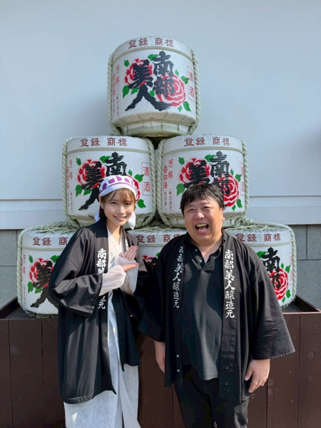 日本一梅酒が似合う梅酒美人『萌名』が岩手県にある南部美人のエンタメ酒蔵を訪問した。『萌名』プロジェクト始動で7月に発売か！？