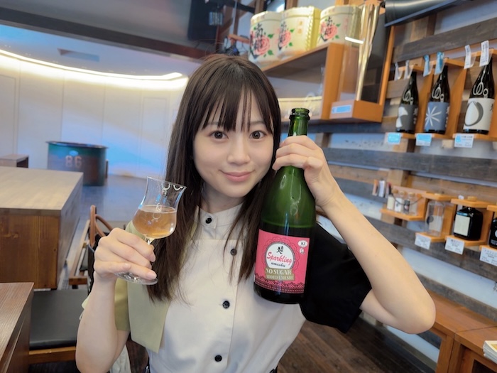 日本一日本酒が似合う女優・天宮花南。岩手県の南部美人のエンタメ酒蔵に訪問。第１弾で梅酒スパークリングと『花南部美人』コラボ決定！！