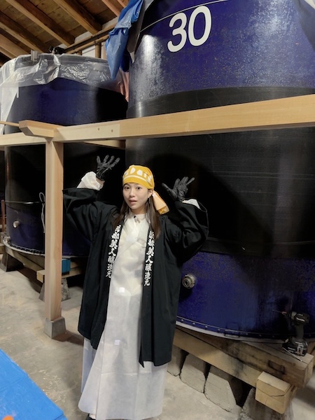 日本一日本酒が似合う女優・天宮花南。岩手県の南部美人のエンタメ酒蔵に訪問。第１弾で梅酒スパークリングと『花南部美人』コラボ決定！！