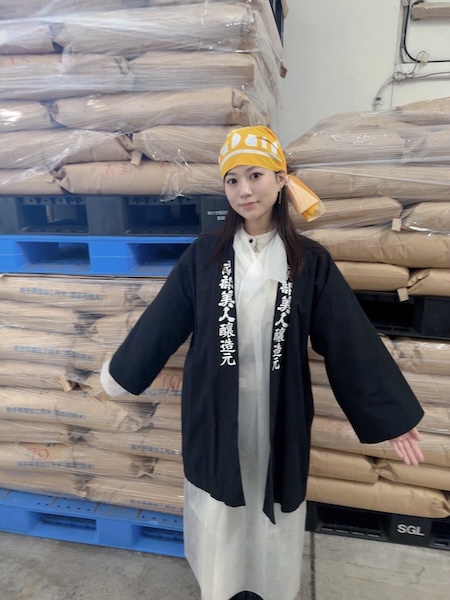日本一日本酒が似合う女優・天宮花南。岩手県の南部美人のエンタメ酒蔵に訪問。第１弾で梅酒スパークリングと『花南部美人』コラボ決定！！