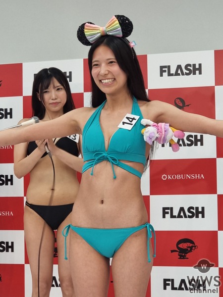 堀内佑琳加、カチューシャ姿で見事なバトン技を披露＜ミスFLASH2026 選考オーディション＞
