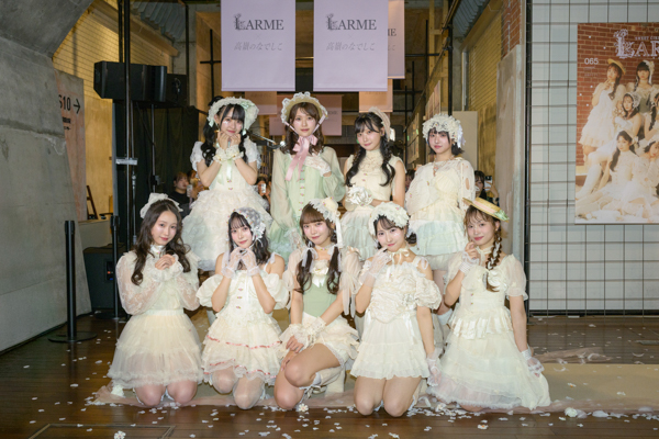 高嶺のなでしこ「LARME×高嶺のなでしこ」スペシャルファッションショーを開催!