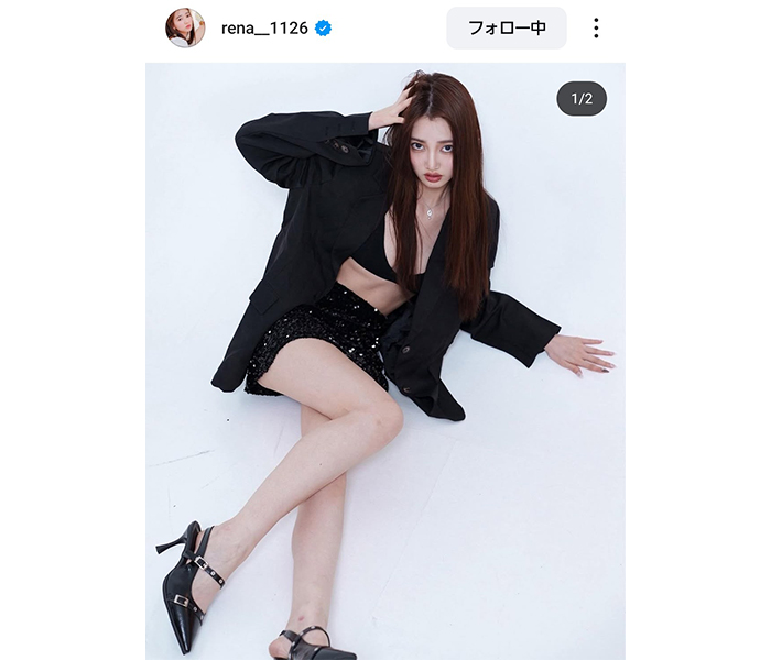 黒木麗奈、大人可愛いセットアップコーデからスラリ美脚にファン歓喜！
