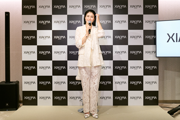 小雪がGINZA XIAOMA初代アンバサダーに就任！銀座本店で発表会