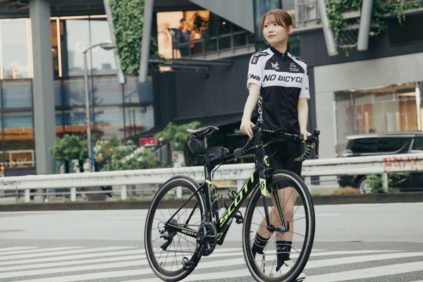 Hey!Mommy!佐々木ひまわりがNO COFFEE × J SPORTS コラボレーションアイテムNO BICYCLE NO LIFEの着用モデル大抜擢！