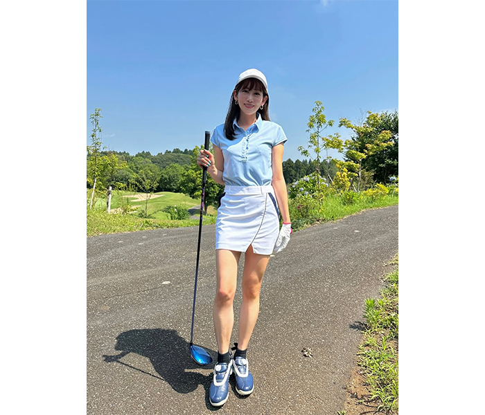 中川安奈、爽やかゴルフウェア姿でファン魅了！「可愛いすぎます」