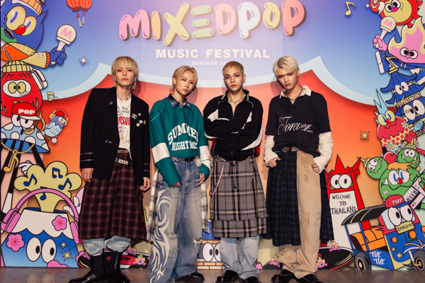 THE JET BOY BANGERZ&WOLF HOWL HARMONY、タイ・バンコク最大級の音楽フェスティバル『MIXEDPOP Music Festival Bangkok 2025』に出演!!