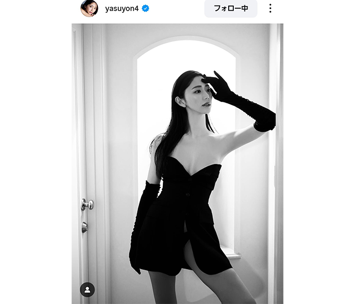 斎藤恭代、ドレス姿で美スタイル披露！圧巻の美貌にファン歓喜