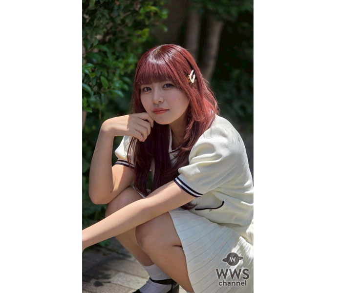 現役女子高生・朝日奈ゆうゆ、清楚な白ワンピースで思いを語る！ 「努力してきたものは自分を裏切らない」 ＜GIRLY MOON PROJECT＞
