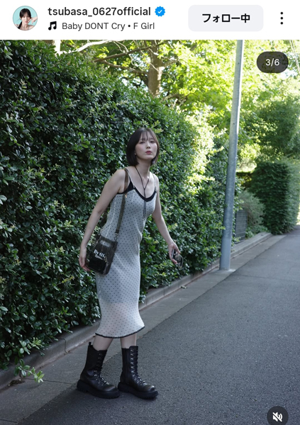 「超セクシー」本田翼、色白美デコルテあらわな姿にドキッ!大人可愛いドットワンピース姿公開!
