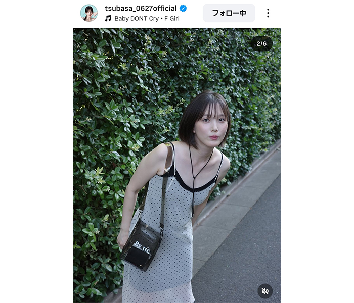 「超セクシー」本田翼、色白美デコルテあらわな姿にドキッ！大人可愛いドットワンピース姿公開！