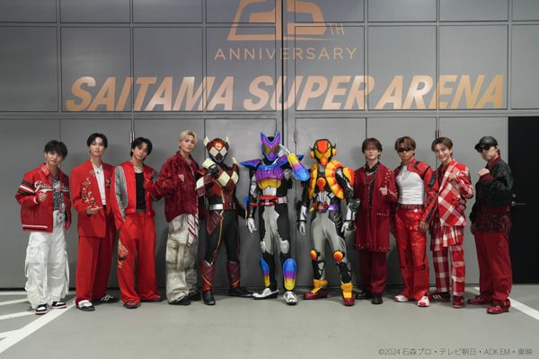 FANTASTICS、自身最大規模の単独公演3日間完走！仮面ライダー達のサプライズ登場も！