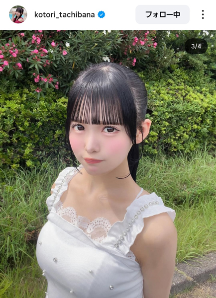 立花ことり、スラリ美脚が美しい！ラフコーデでファン魅了
