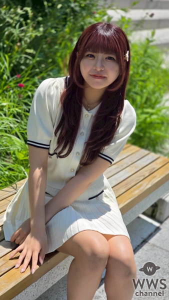 現役女子高生・朝日奈ゆうゆ、清楚な白ワンピースで思いを語る！ 「努力してきたものは自分を裏切らない」 ＜GIRLY MOON PROJECT＞