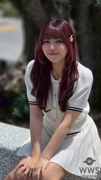 現役女子高生・朝日奈ゆうゆ、清楚な白ワンピースで思いを語る！ 「努力してきたものは自分を裏切らない」 ＜GIRLY MOON PROJECT＞