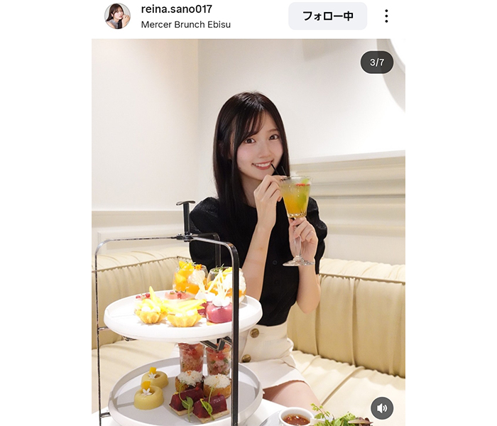 佐野麗奈、美太ももあらわなミニ丈コーデでファン悩殺！！