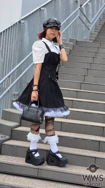 日本とルーマニアのハーフ、現役女子高生モデル・Fテミー 「好きなファッションを堂々と着ていくのが1番なのかな」第45回東京渋谷コレクション8月3日開催。
