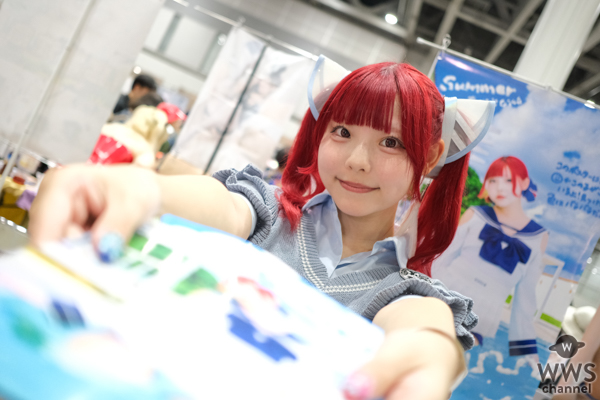 【写真特集】おぷぷ らら、ポップな学園風スタイルでコミケに登場！（本人コメント）＜コミックマーケット106＞