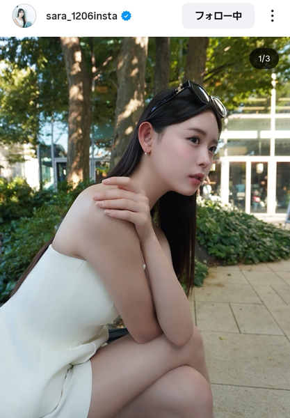 大瀧沙羅、美肌あらわなセットアップコーデで大人の色気みせ！！
