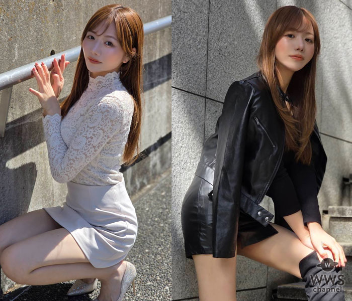 元電通社員でモデル・藤崎里菜、 美脚あらわなホワイト＆ブラック・ミニスカコーデ！ 「2025年は愛犬と共演することが目標」