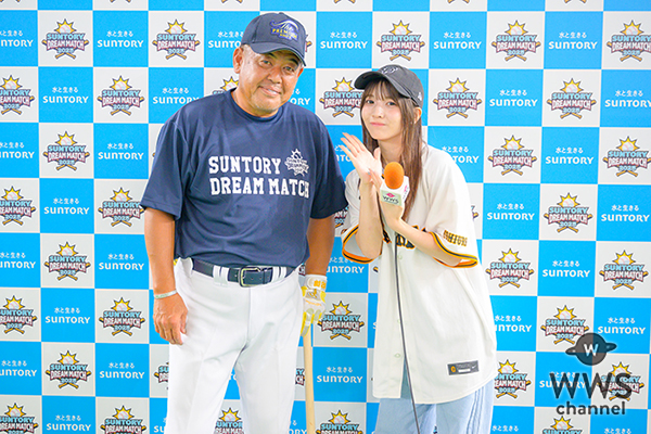 【動画】中村紀洋氏に黒嵜菜々子（Root mimi）がインタビュー！「今日は一発放り込みます！」