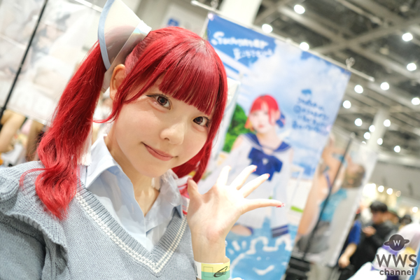 【写真特集】おぷぷ らら、ポップな学園風スタイルでコミケに登場！（本人コメント）＜コミックマーケット106＞