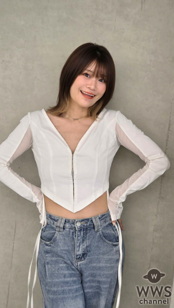 元レースクイーン・阿久津真央、韓国でカジュアルな私服コーデを披露！