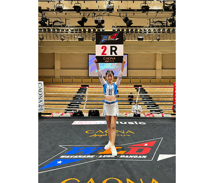 現役中学2年生・MIUさん(13歳)が史上最年少ラウンドガールとしてデビュー