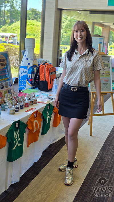 【動画】新井美穂がミニスカ衣装で防災グッズを体験！閉眼片足上げで運動神経の良さをアピール。