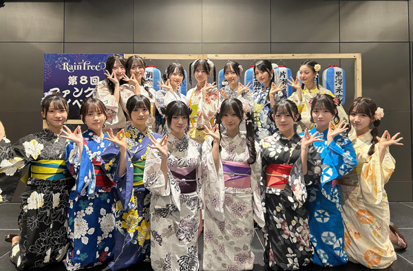 Rain Tree、浴衣姿で3rdデジタルシングルリリース発表「期待以上のRain Treeを見せたい」
